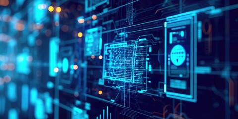 Poster - Images might portray audit procedures, security assessments, or vulnerability testing scenarios