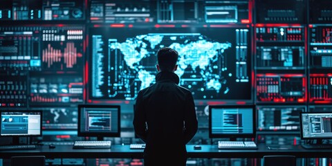 Poster - Represents proactive identification and analysis of cyber threats