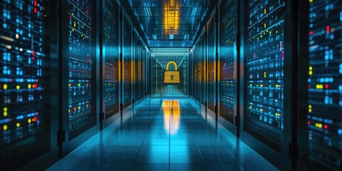 Poster - Signifies data protection, cryptographic keys, and secure communication