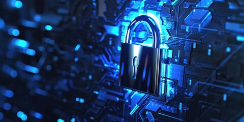 Poster - Signifies secure logins, multi-factor authentication, and access controls