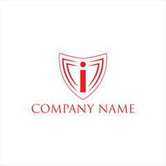 Poster - Letter I with Spider Legs Logo Design