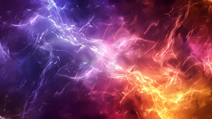 Wall Mural - abstract multicolor spectrum background, bright orange blue colorful glowing