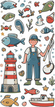 Fisher Man  Sticker