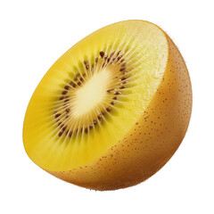 Canvas Print - Golden kiwi fruit with white background