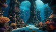 A Hyper Realistic Underwater Coral City With  (2)