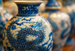The beauty of Ming Dynasty pottery reflected in art Close up