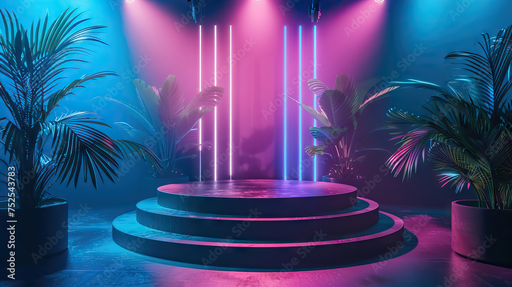 A customizable stage layout optimized for product launches, offering ...