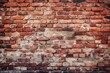 © Serhii - Aged Red Brick Wall. Old Brick Architecture Background for Construction and Decoration