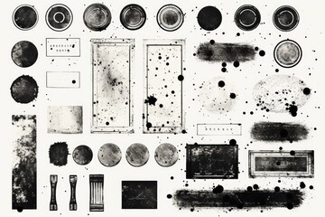Poster - Colorful assortment of paint on white background. Ideal for art and creativity concepts