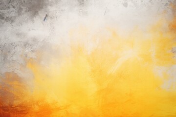 Poster - Abstract painting of a yellow and grey sky, suitable for various design projects