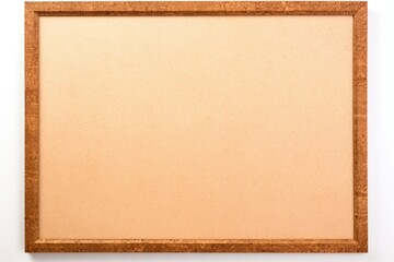 Leinwandbilder - A simple picture frame hanging on a wall. Suitable for home decor or interior design concepts