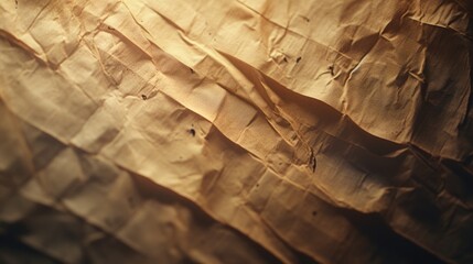Poster - Detailed shot of brown paper, versatile background option