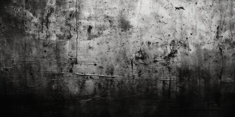 Poster - Simple black and white wall texture, versatile for various design projects