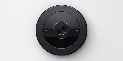 Poster - Close up of a camera mounted on a wall. Ideal for security or surveillance concepts