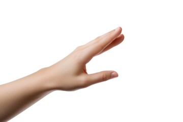 Poster - A person's hand holding something in the air. Suitable for various concepts and ideas