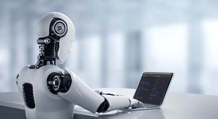 Software development programming on computer screen for modish application and program coding