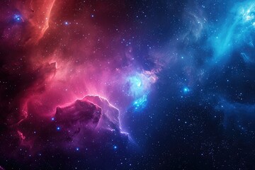 Wall Mural - Celestial splendor mesmerizes with breathtaking galactic brilliance