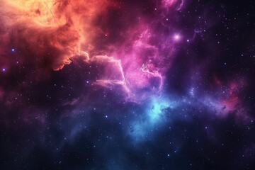 Wall Mural - vibrant galaxy offers breathtaking astral vistas