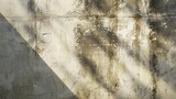 Fototapeta Desenie - Old concrete wall with shadow. Abstract grunge background for design