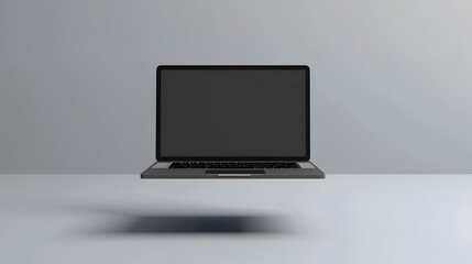 Wall Mural - Modern personal computer with blank white screen, keyboard, mobile phone and office accessories on desk at workplace of graphic designer, blogger. Electronic devices, technology and creativity