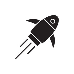 Poster -  deploy icon simple flat black vector illustration on white background..eps