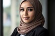 Muslim businesswoman in hijab