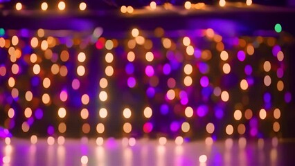 Poster - Close Up of Illuminated Room Lights Generative AI