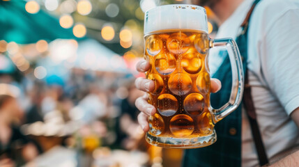 Wall Mural - As you sip on your beer and take in the lively atmosphere you may also catch a glimpse of traditional German entertainment such as folk dances and brass bands. These performances