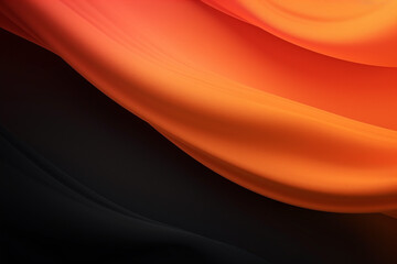 Wall Mural - Abstract orange and black wavy background. Orange, yellow or red colors, Space for text or image