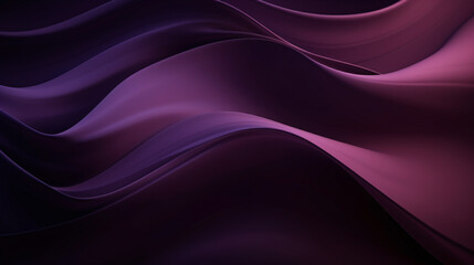 Wall Mural - Abstract wavy background with smooth lines in purple and black colors. Violet, purple and pink colors, Space for text or image