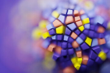 Fototapete - elegant and luxurious colorful texture background perfect for template for text, business and financ