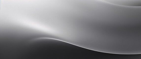 Wall Mural - Abstract background with smooth lines. Silver, white, metallic colors, Space for text or image