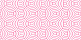 Fototapeta  - Modern diamond geometric waves spiral pattern and abstract circle wave lines. pink seamless tile stripe geomatics overlapping create retro square line backdrop pattern background. Overlapping Pattern.