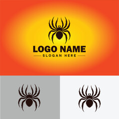 spider logo vector art icon graphics for company brand business icon spider logo template