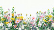3d rendering of spring flowers wallpapers