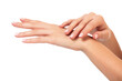 © Nobilior - Well-groomed female hands, isolated. Skin care concept. Beauty treatment
