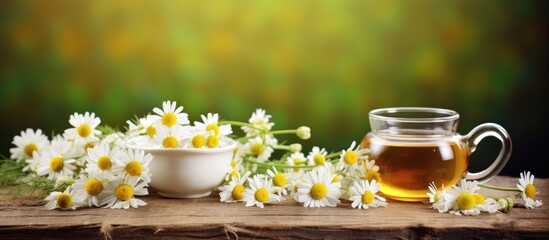 Canvas Print - Charming Cup of Tea and Lemon, a Refreshing Beverage for Peaceful Moments