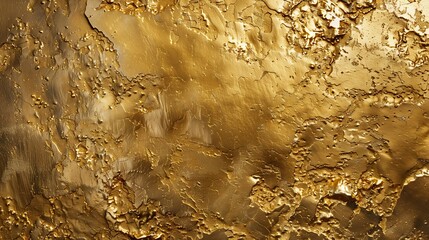 Poster - golden rough surface