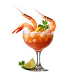 Shrimp Cocktail image isolated on a transparent background PNG photo