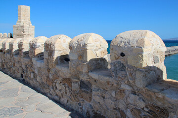 Wall Mural - venitian fort (kastro koules) in heraklion in crete in greece 