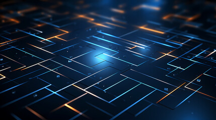 Poster - Abstract technology digital lines electronic network data innovation concept background