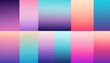 A diverse range of gradient backgrounds, each with its own unique style and rendering - from bold and vibrant to soft and dreamy, there's something for every taste and preference.