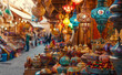 Vibrant Ramadan Bazaar: Exploring the Colorful World of Moroccan Market Festivities