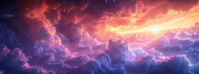Wall Mural - teleporting through a quasar to a new universe