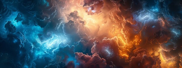 Wall Mural - teleporting through a quasar to a new universe