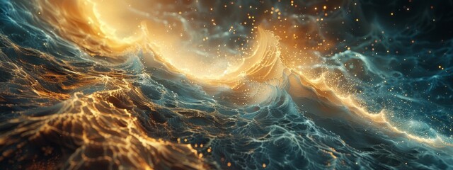 Wall Mural - teleporting through a quasar to a new universe