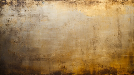 Wall Mural - Abstract walls metal grunge background, Steel sheets with rough patterns in brass and gold. Generative AI.