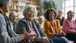 © sandsun - Group of Older Women Sitting Together in the nursing home