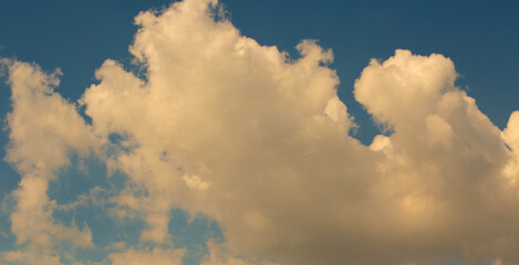 Wall Mural - blue sky with clouds