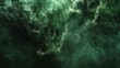 Mystical green smoke background for artistic design projects and creative concepts